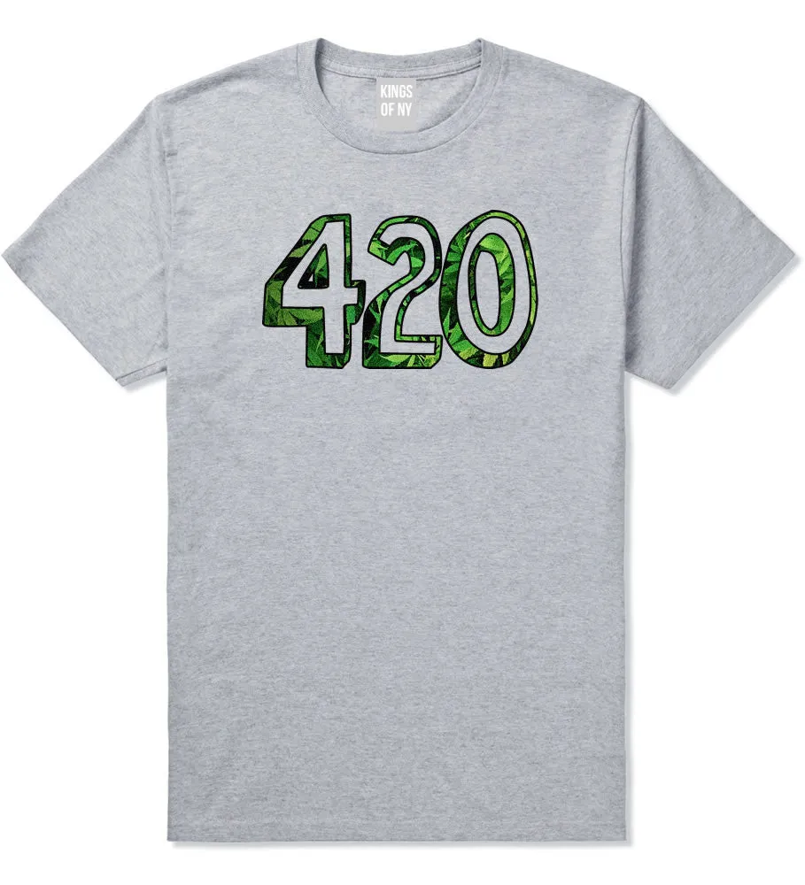 420 Weed Marijuana Print T-Shirt