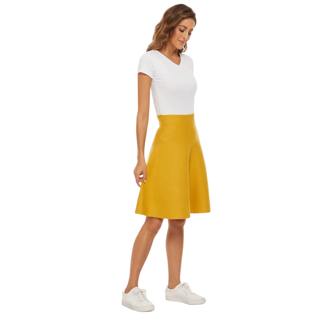 AMAZING MM SKIRT - YEAR ROUND MUSTARD