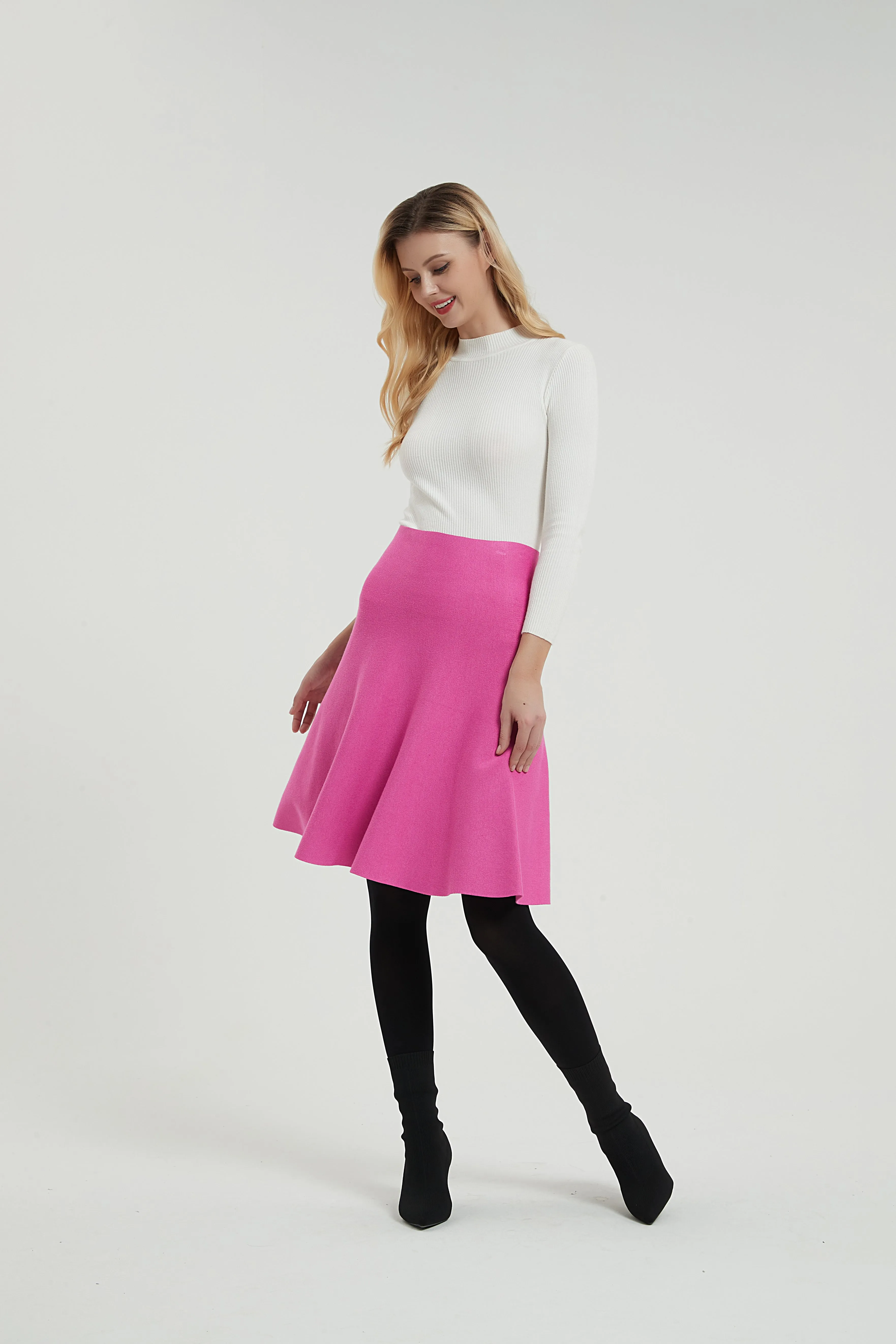 AMAZING MM SKIRT - YR RND VALENTINO PINK