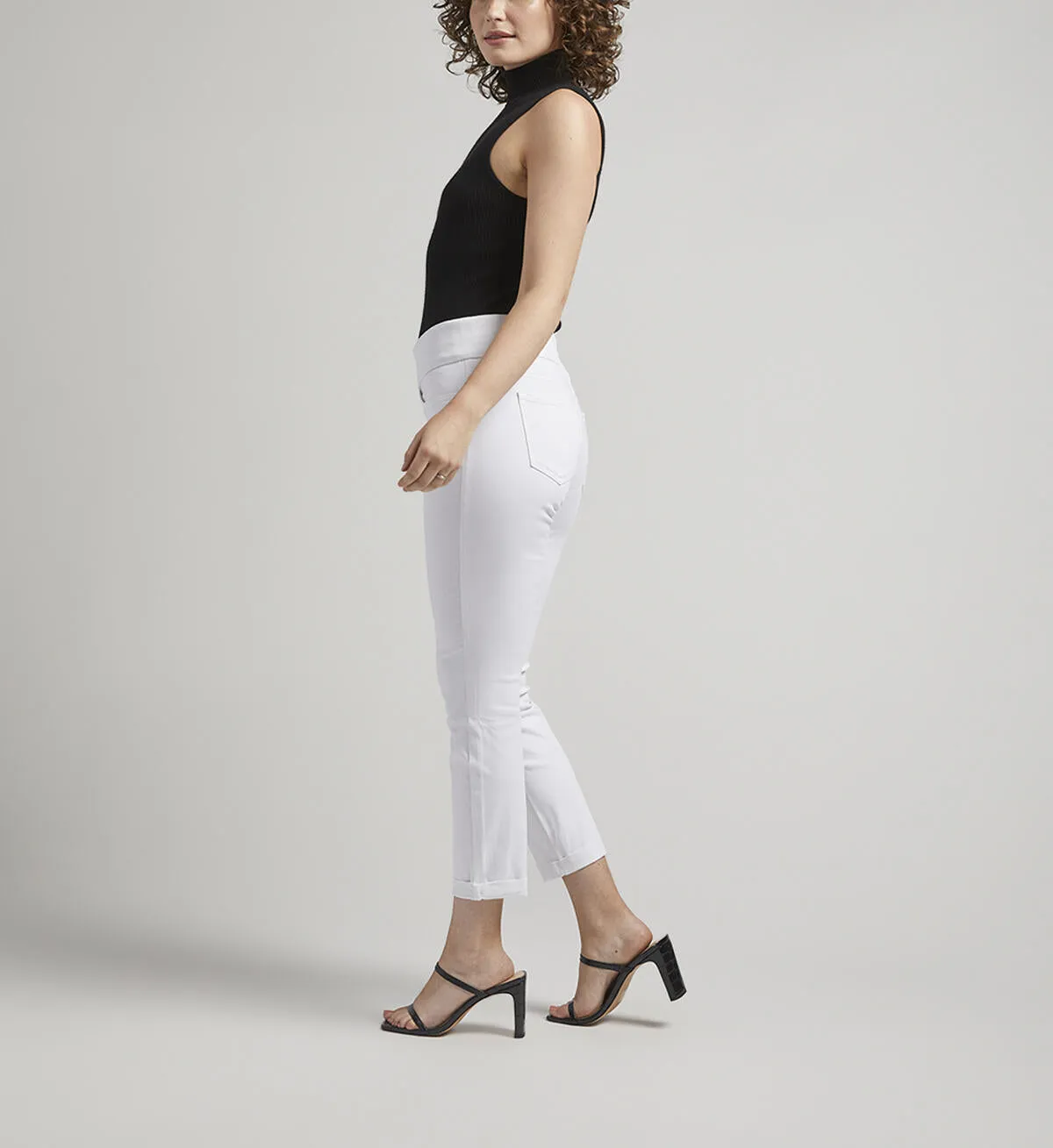 Amelia Mid Rise Slim Ankle Pants