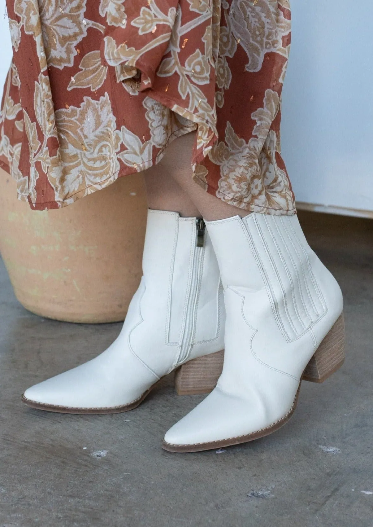 Arisa Leather Bootie