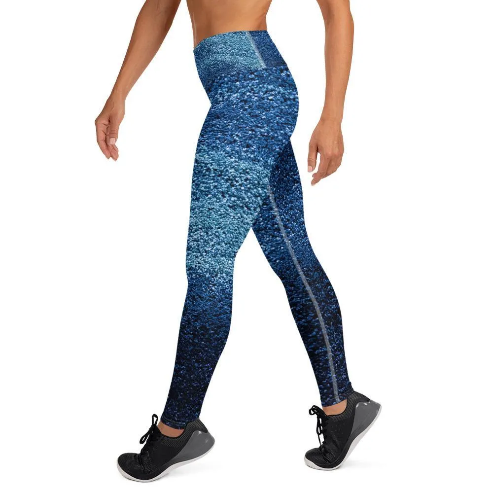 Azure High Waist Leggings