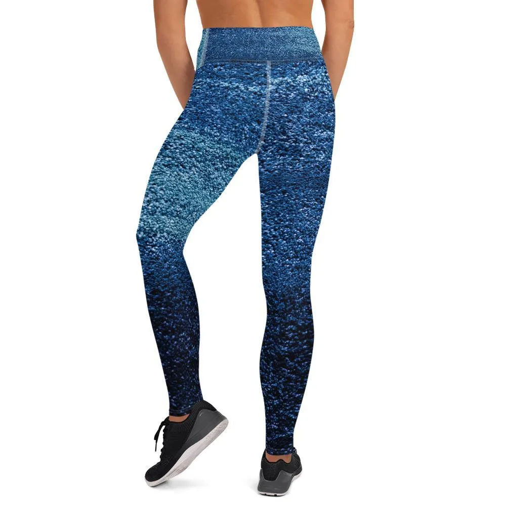 Azure High Waist Leggings