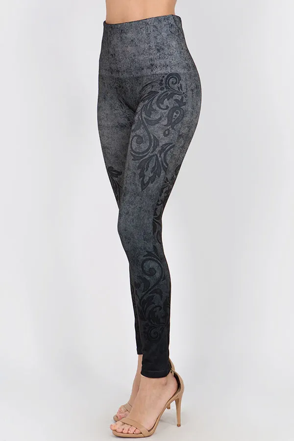 Baroque Filigree Ornament Leggings