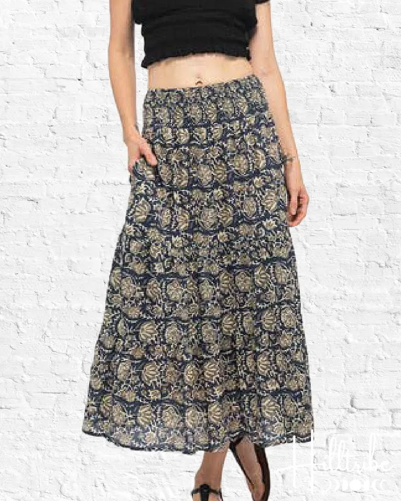 Blue Raja Organic Cotton Ariel Skirt