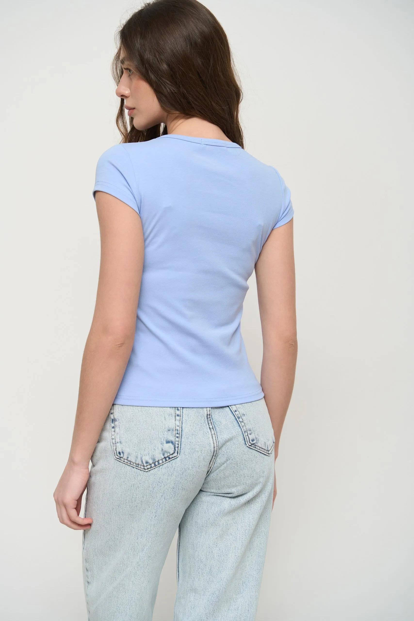 Blue Slim Fit T-Shirt