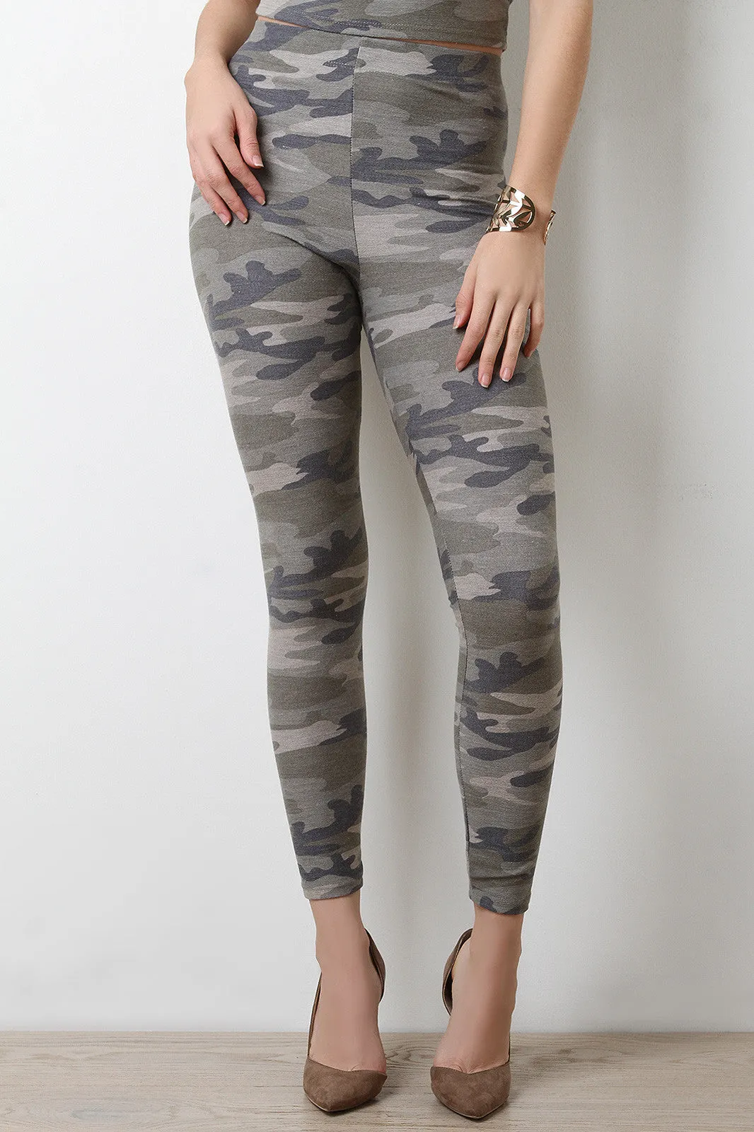 Camouflage High Waist Leggings