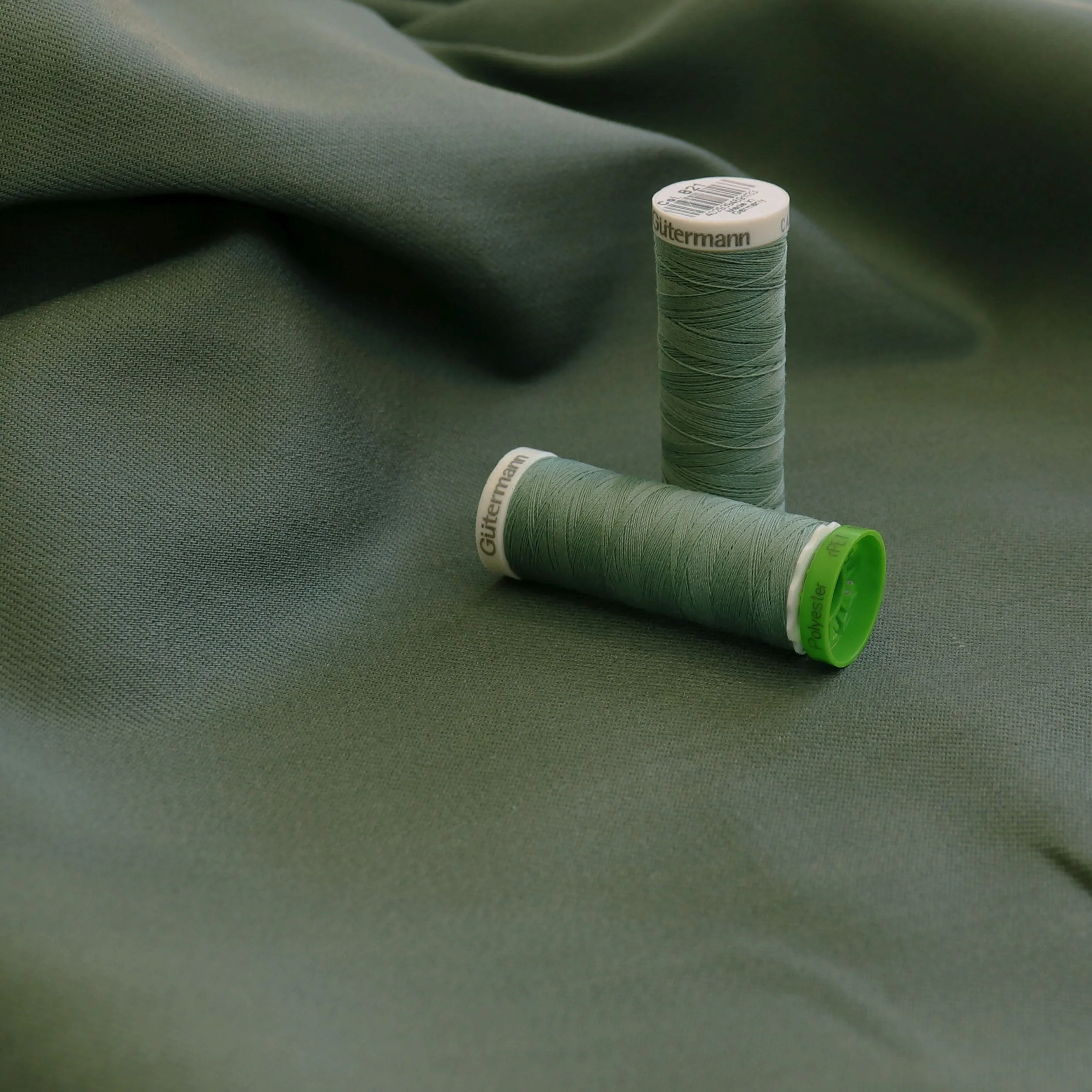 Denim with TENCEL™ fibres 10oz Stretch - Sage Green