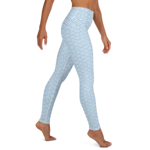 Fish Scale Mermaid Leggings - High Waist (Warehouse)