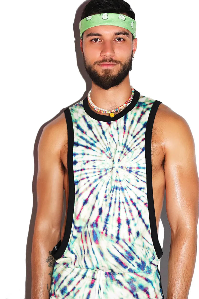 Groovy Low Arm Tank- Teal