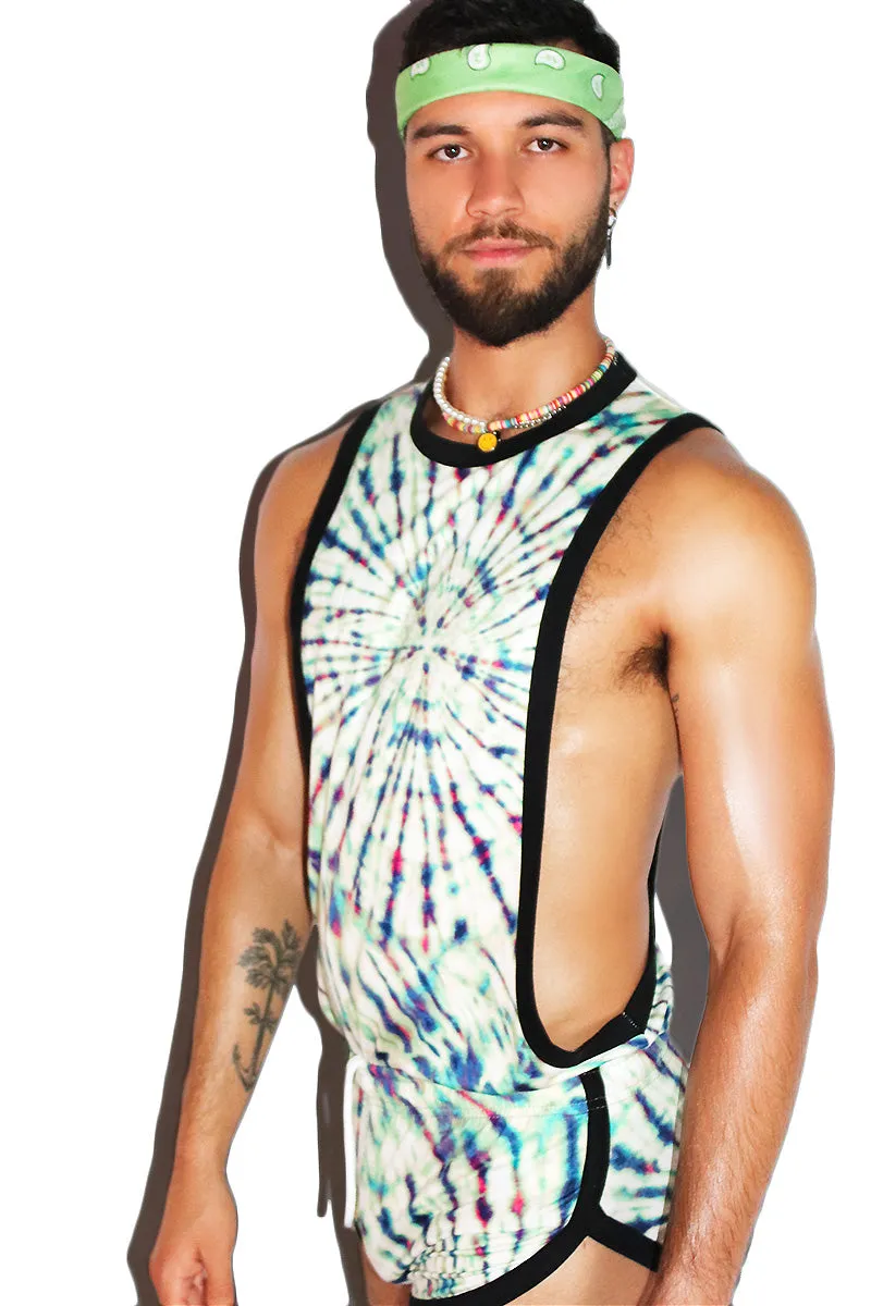 Groovy Low Arm Tank- Teal