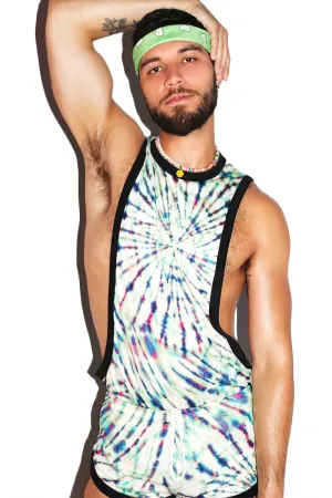 Groovy Low Arm Tank- Teal