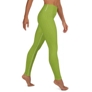 Guava Green High Waist Leggings