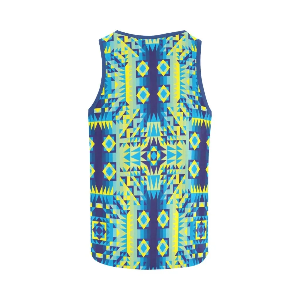 Kaleidoscope Jaune Bleu Tank Top for Women