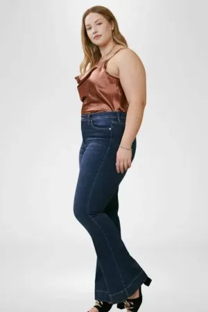 Kancan Plus Size Flare Jeans