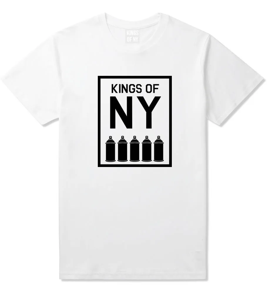 Kings Of NY Spray Can Graffiti Art T-Shirt