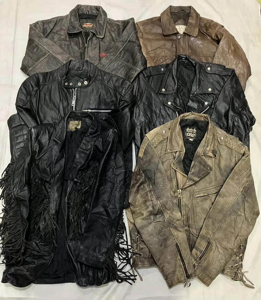 Leather jackets  10 pieces