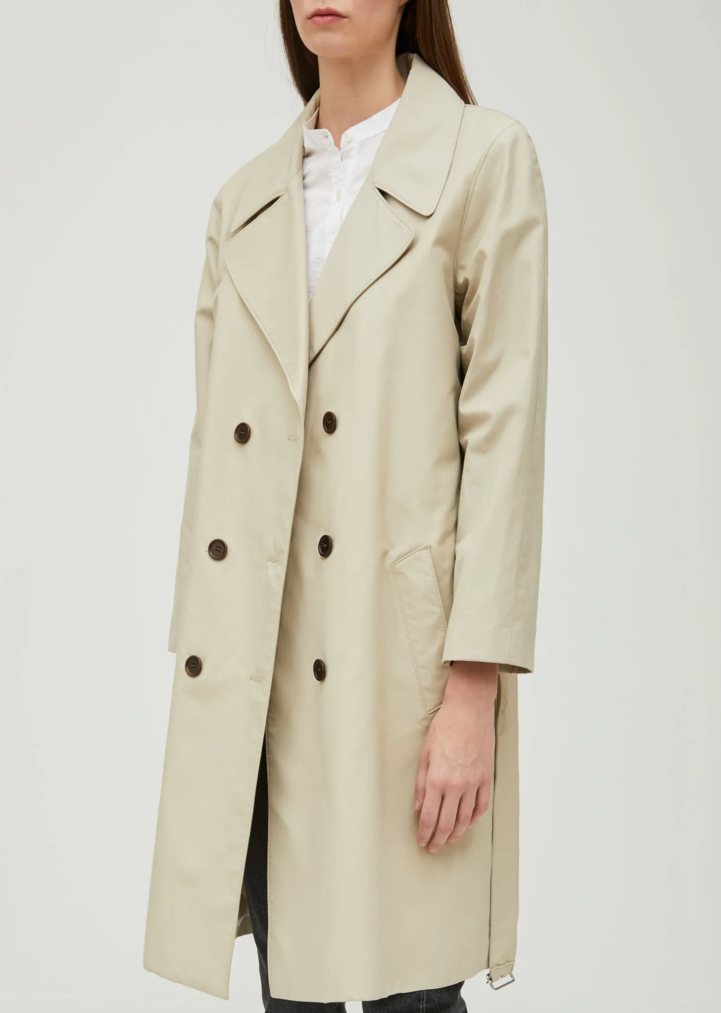 Lucile Cotton Nylon Trench Coat