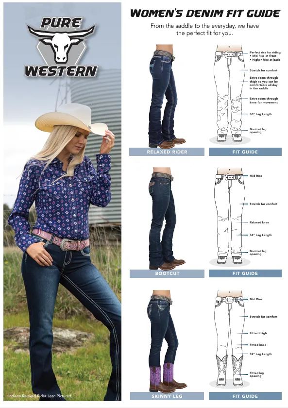 Pure Western Ladies Darcy Bootcut Jean