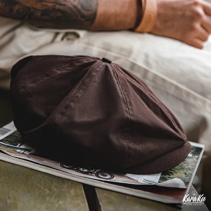 Retro Newsboy Cap