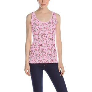 Strawberry Floral Tank Top for Women