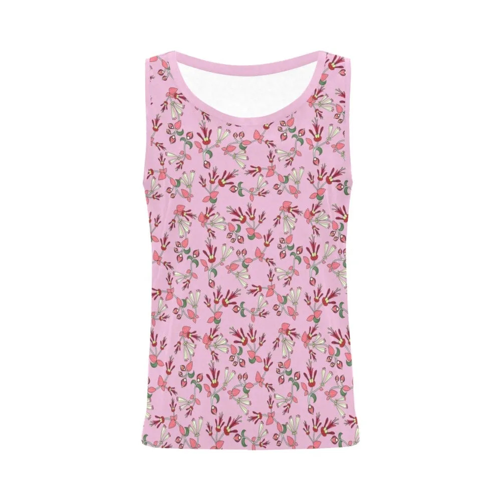 Strawberry Floral Tank Top for Women