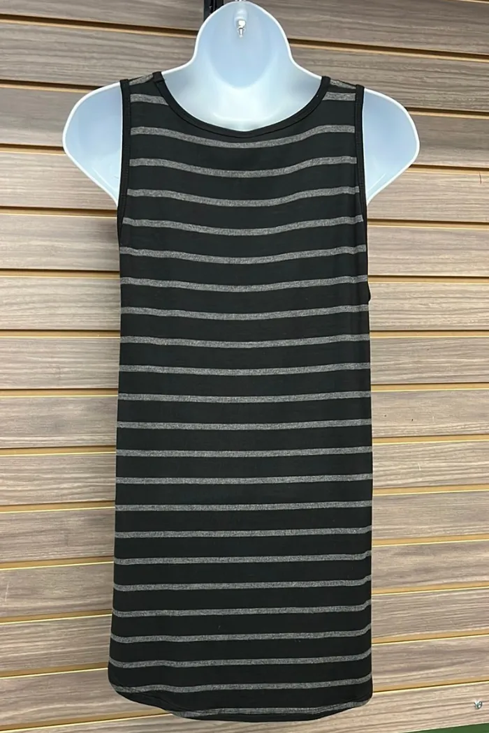 Stripe Sleeveless Top