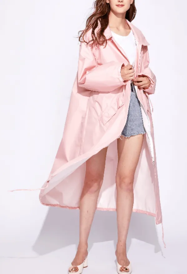 Stylish Women's Extended Waterproof Raincoats - SF0125