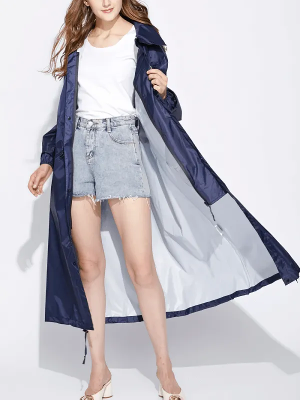 Stylish Women's Extended Waterproof Raincoats - SF0125