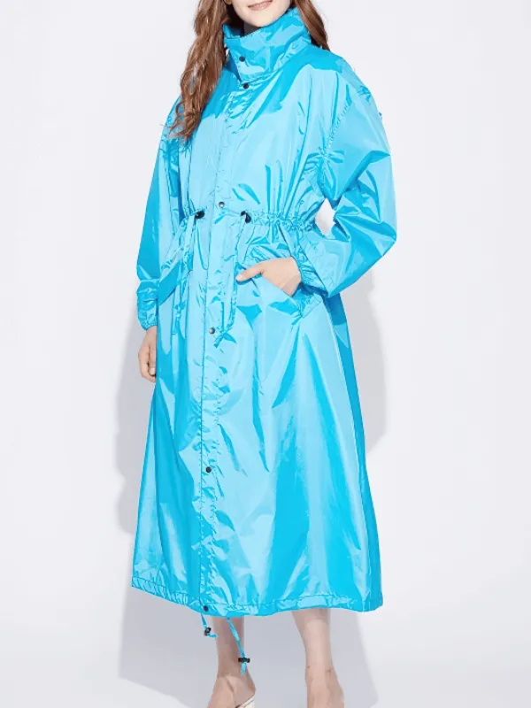 Stylish Women's Extended Waterproof Raincoats - SF0125