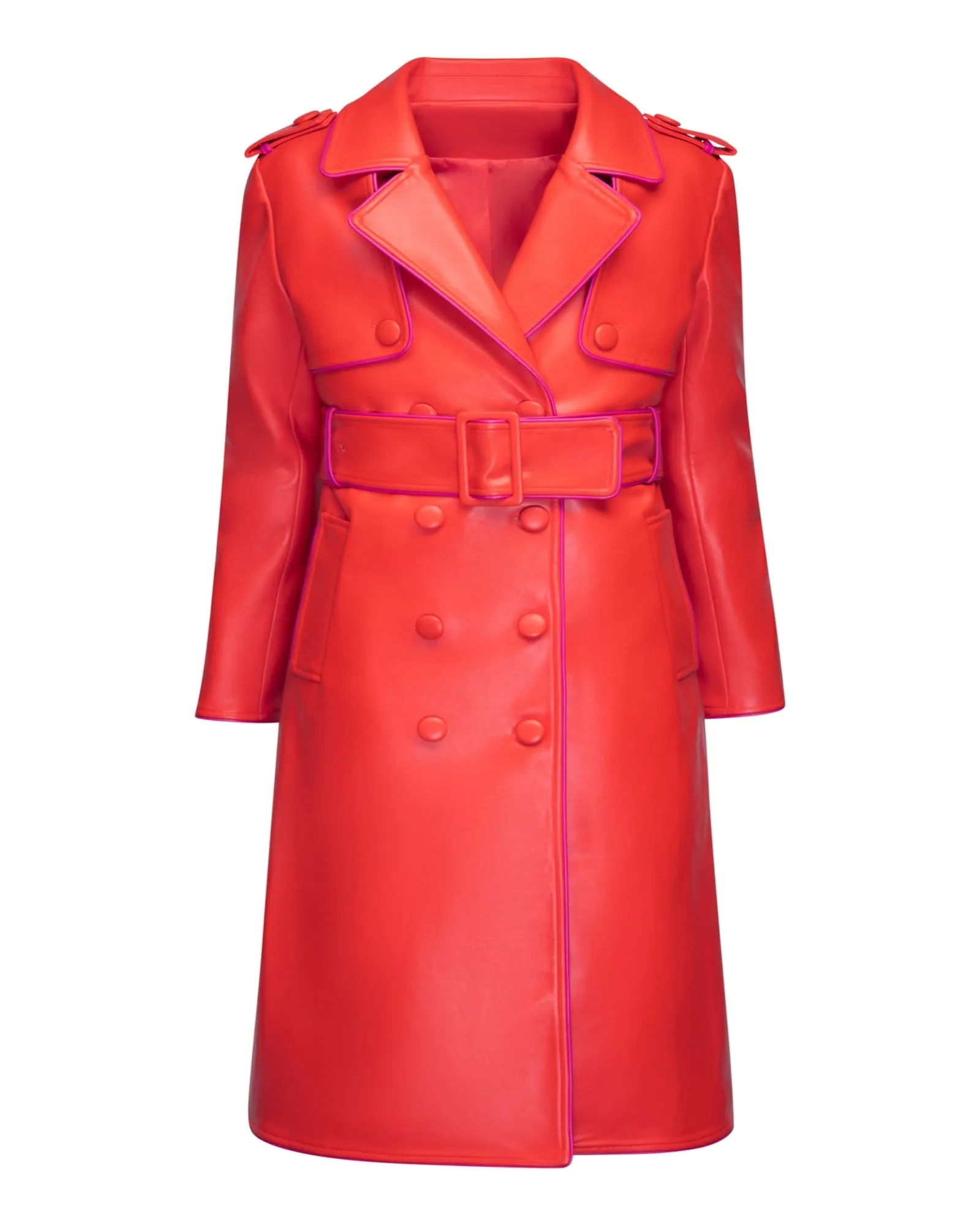 The Donna Trench Coat | Red