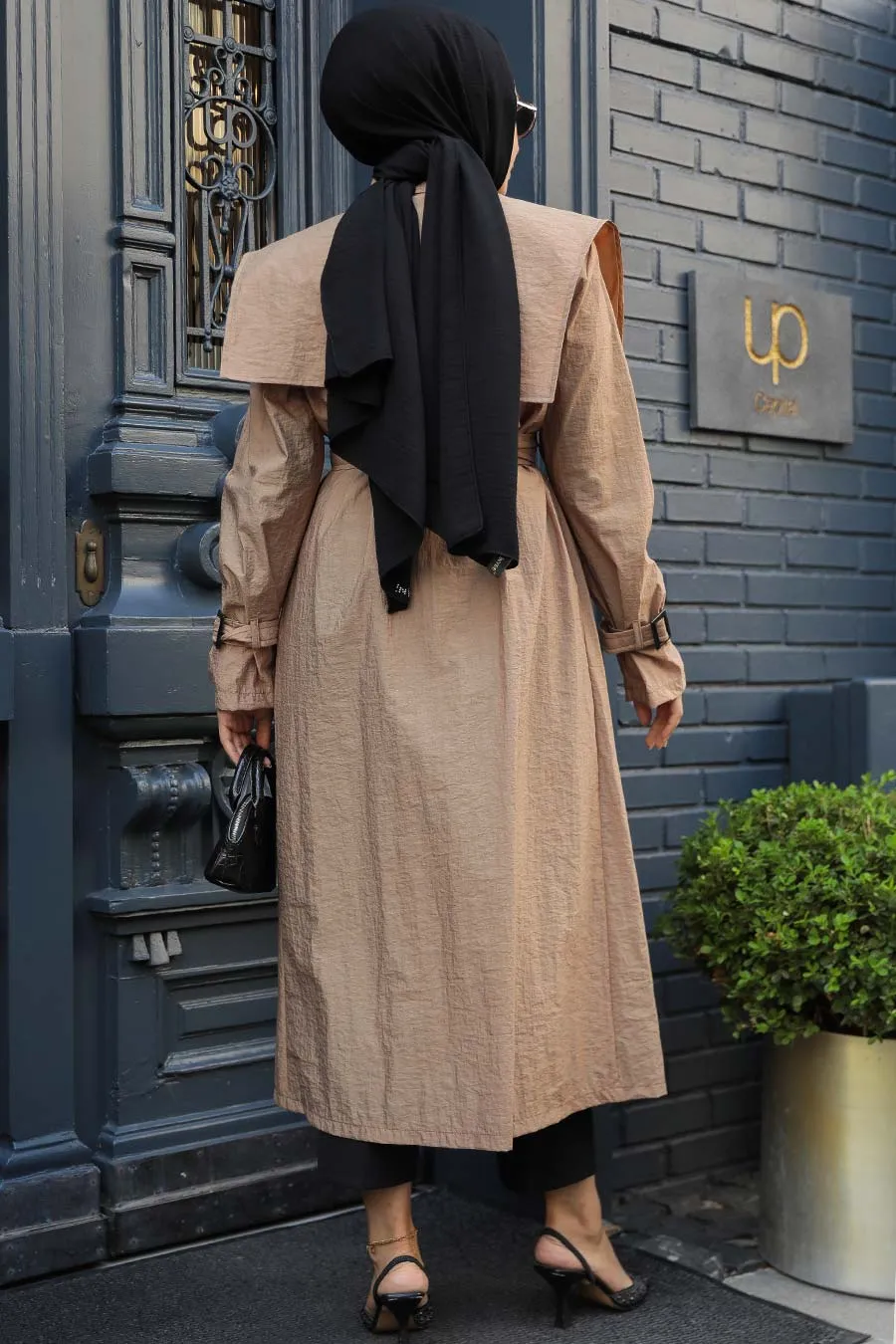 The Molly Full-Length Trench Coat redefines elegance and versatility in modest fashion