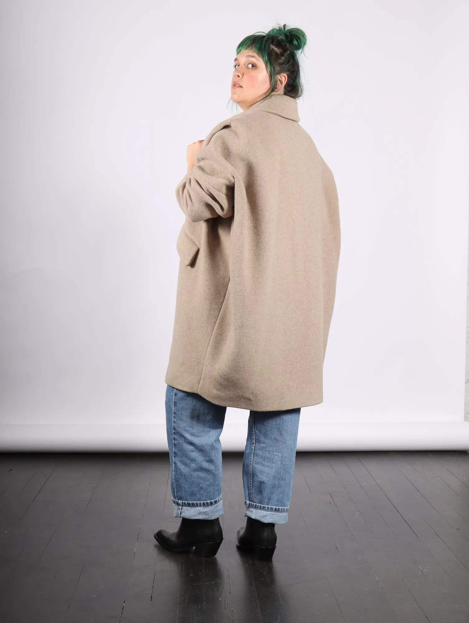 Trench Coat in Beige by MM6 Maison Margiela