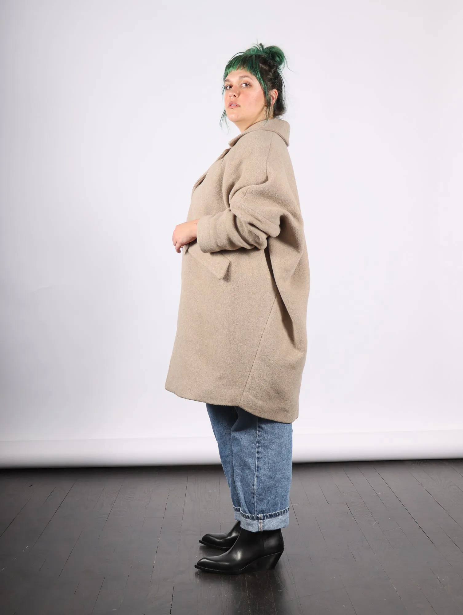 Trench Coat in Beige by MM6 Maison Margiela