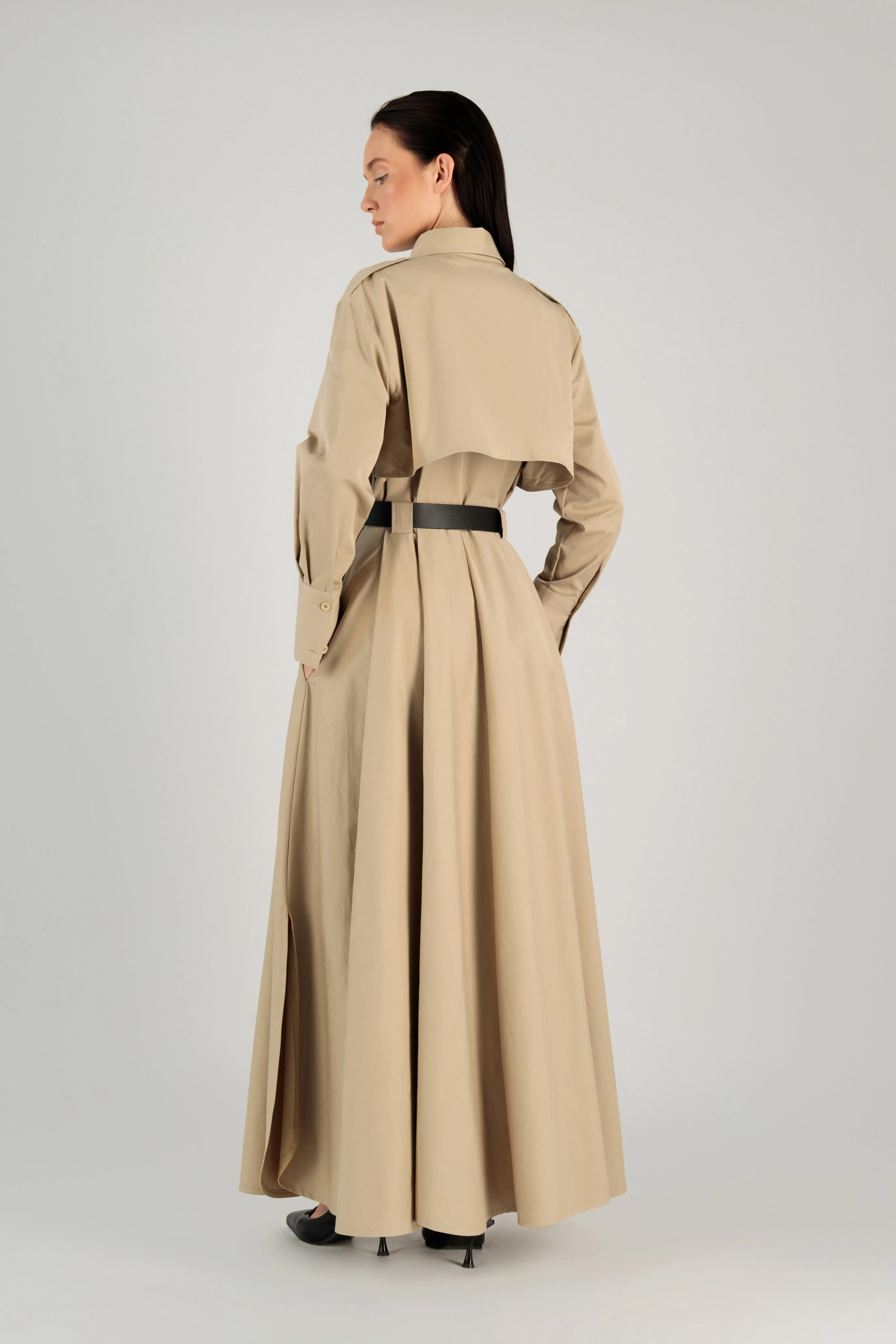 TRENCH MAXI DRESS