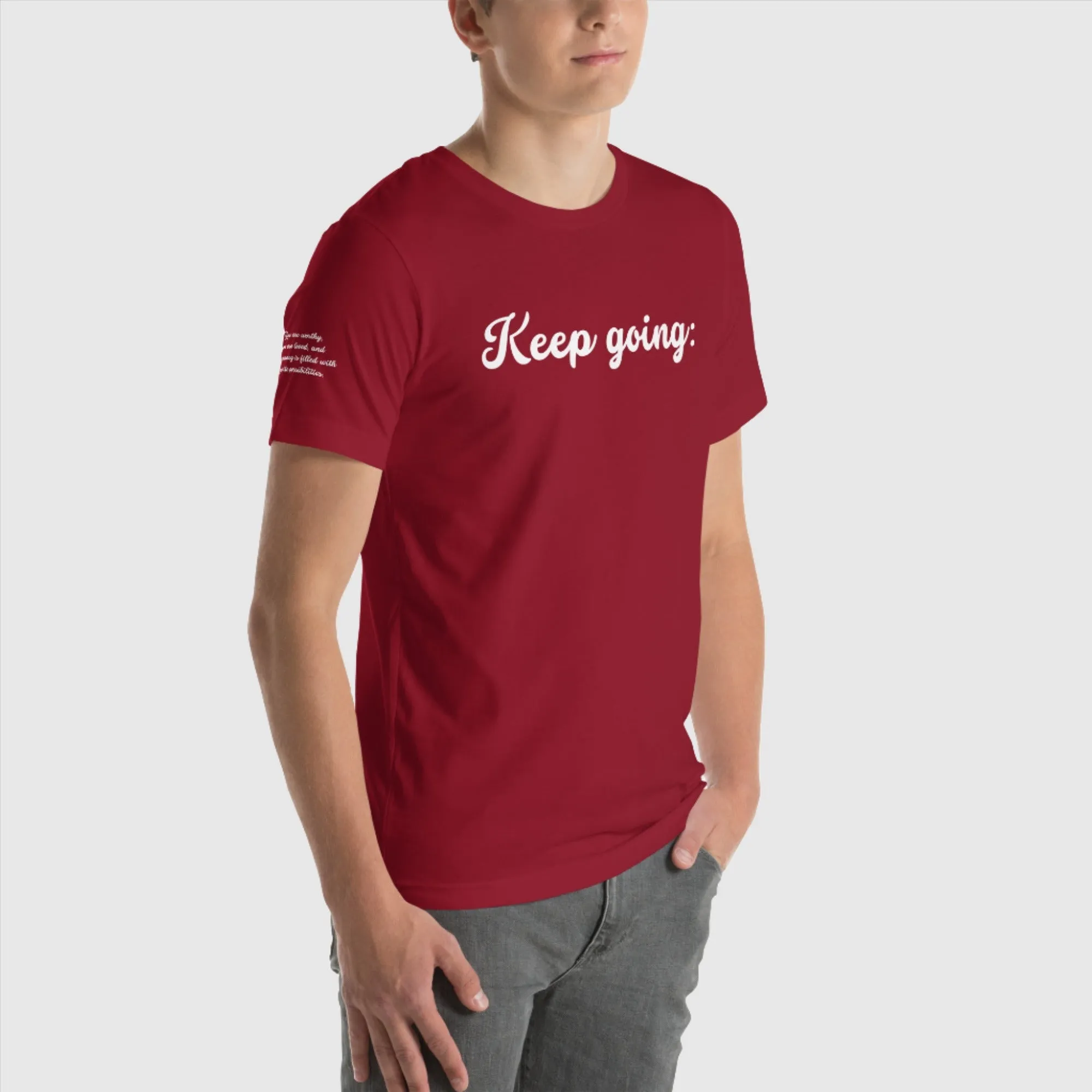 Unisex 100 Reasons to Keep Going Sweatshirt T-Shirt