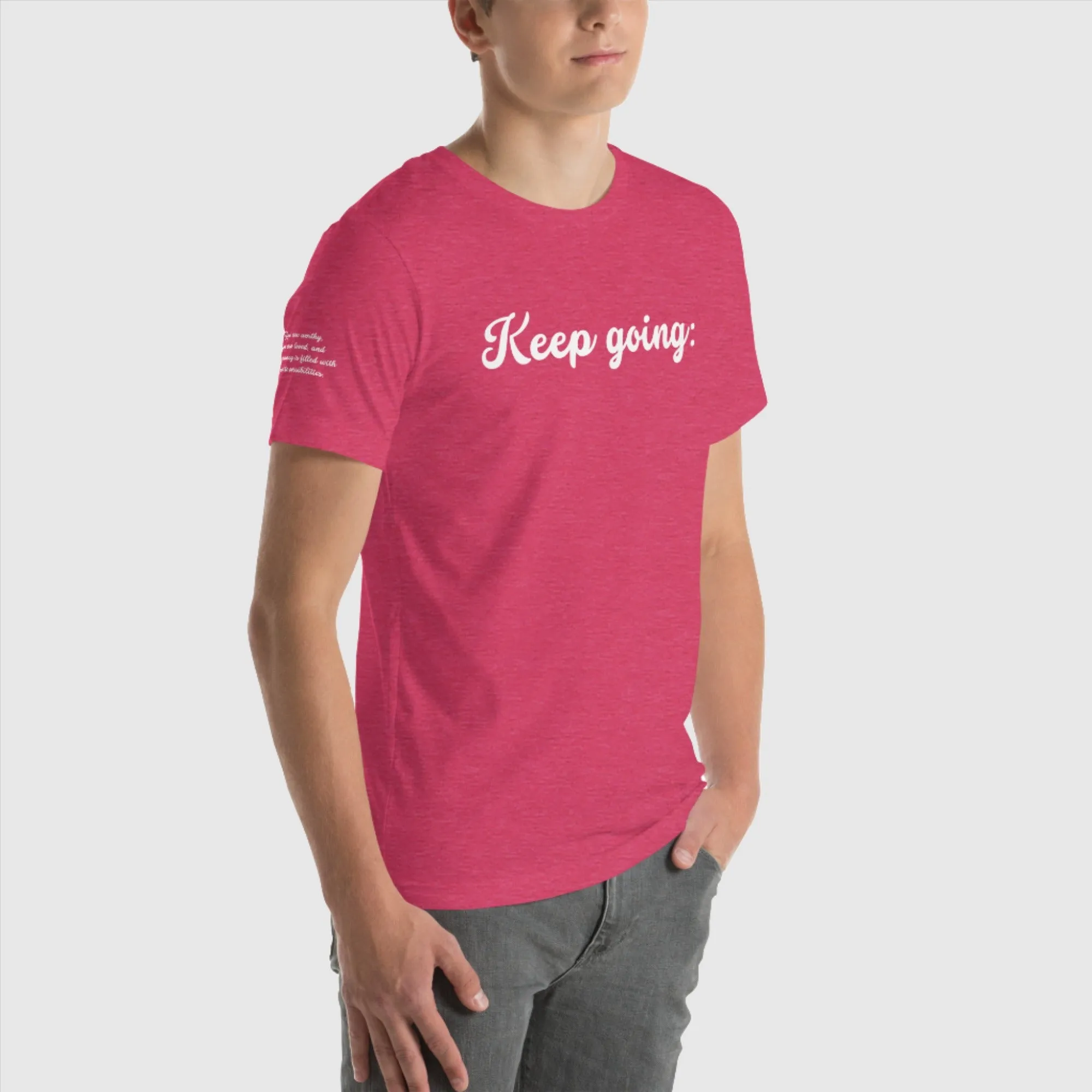 Unisex 100 Reasons to Keep Going Sweatshirt T-Shirt