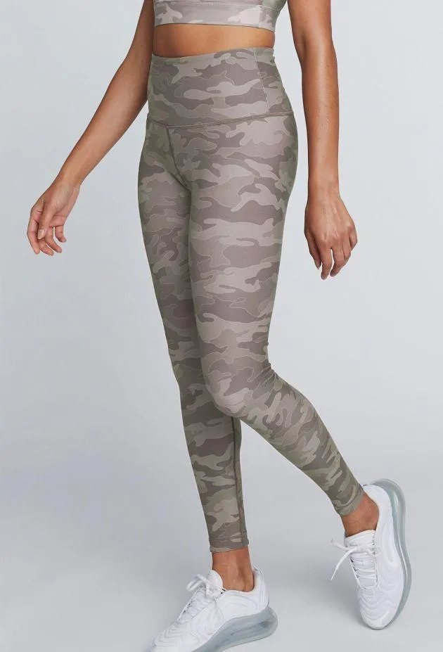 Wear It To Heart Truffle Camo Reversible Legging