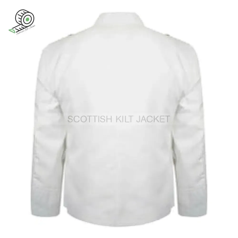 White Argyll Jacket And Vest