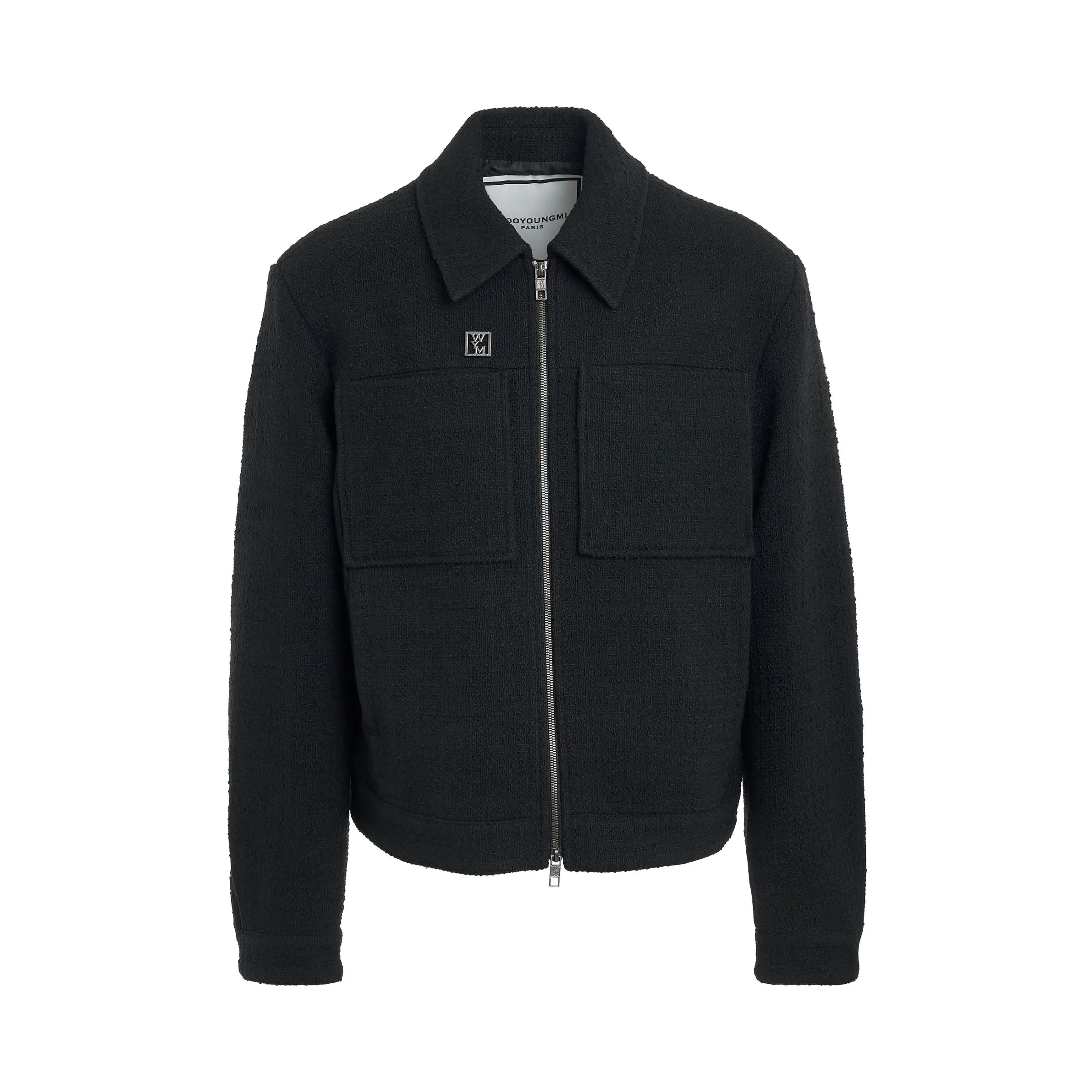 WYM Zip Blouson in Black