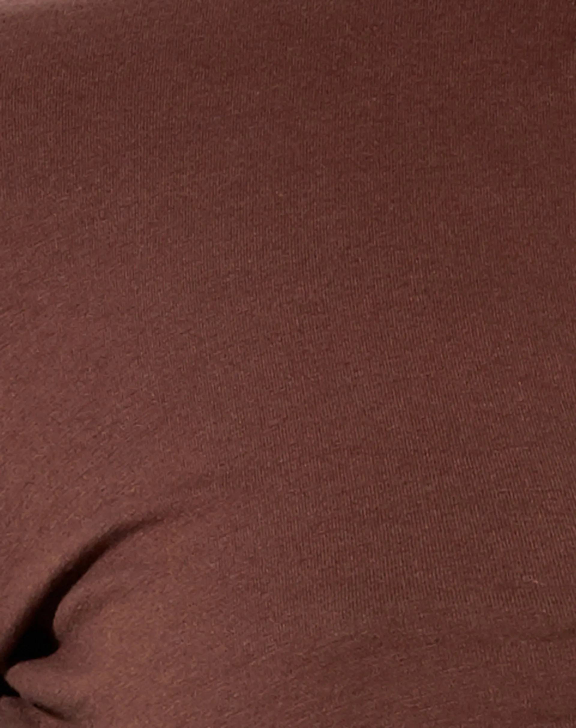 Zen Crop Top in Deep Mahogany